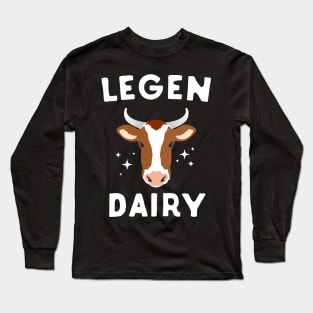 LegendDAIRY Cow Long Sleeve T-Shirt